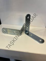 Metal L Gönye 20x60x60mm 4 Delikli 14no Köşebent Bağlantı Aparatı Dolap Demiri Mobilya