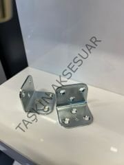 Metal L Gönye 40x32x32mm 6 Delikli 23no Köşebent Bağlantı Aparatı Dolap Demiri Mobilya