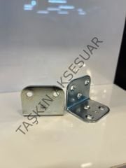 Metal L Gönye 40x32x32mm 6 Delikli 23no Köşebent Bağlantı Aparatı Dolap Demiri Mobilya