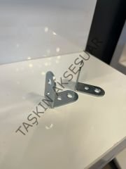 Metal L Gönye 15x27x27mm 4 Delikli 24no Köşebent Dolap Bağlantı Aparatı Mobilya Demir