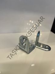Metal L Gönye 22x30x30mm 4 Delikli Federli 28no Köşebent Dolap Bağlantı Aparatı Demiri Mobilya