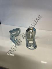Metal L Gönye 22x30x30mm 4 Delikli Federli 28no Köşebent Dolap Bağlantı Aparatı Demiri Mobilya