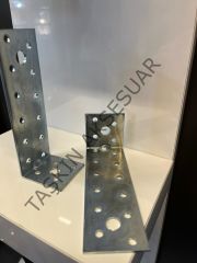 Metal L Gönye 40x40x120mm 18 Delikli 30no Köşebent Bağlantı Aparatı Demiri Mobilya Dolap