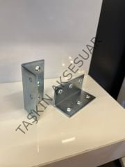 Metal L Gönye 25x25x54mm 6 Delikli 42no Köşebent Bağlantı Aparatı Demiri Mobilya Dolap
