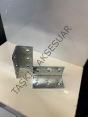 Metal L Gönye 25x25x54mm 6 Delikli 42no Köşebent Bağlantı Aparatı Demiri Mobilya Dolap