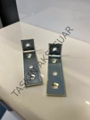 Metal L Gönye 16x55x15mm 4 Delikli 44no Köşebent Bağlantı Aparatı Demiri Mobilya Dolap