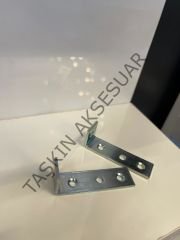Metal L Gönye 16x55x15mm 4 Delikli 44no Köşebent Bağlantı Aparatı Demiri Mobilya Dolap