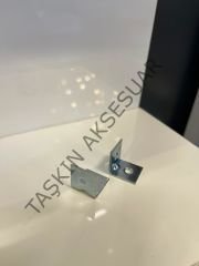 Metal L Gönye 16x16x16mm 2 Delikli 1no Köşebent Bağlantı Aparatı Demiri Mobilya Dolap