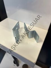 Metal Z Gönye 30x50x20x25mm 5 Delikli 8no Köşebent Bağlantı Aparatı Demiri Mobilya Dolap