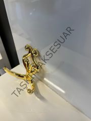 Sırma Metal Askılık Portmanto Askısı Altın Dolap Modern Mobilya Vestiyer Gold Askı