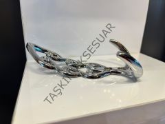 Sırma Metal Askılık Büyük Portmanto Askısı Krom Dolap Modern Mobilya Vestiyer Askı