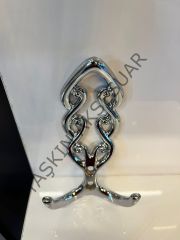 Sırma Metal Askılık Büyük Portmanto Askısı Krom Dolap Modern Mobilya Vestiyer Askı