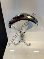 Üçgen Metal Askılık Büyük Portmanto Askısı Krom Dolap Modern Mobilya Vestiyer Askı