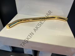 Şahin Metal Kulp 192mm Altın Dolap Kapak Çekmece Komidin Tv Ünite Modern Mobilya Kulbu Gold Şifonyer