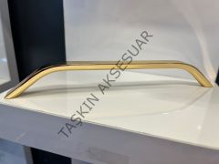 Şahin Metal Kulp 192mm Altın Dolap Kapak Çekmece Komidin Tv Ünite Modern Mobilya Kulbu Gold Şifonyer