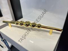 Galaxy Metal Kulp 128-160mm Altın 5 Toplu Dolap Kapak Çekmece Komidin Tv Ünite Modern Mobilya Kulbu Gold Şifonyer