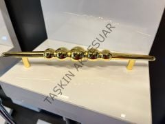 Galaxy Metal Kulp 128-160mm Altın 5 Toplu Dolap Kapak Çekmece Komidin Tv Ünite Modern Mobilya Kulbu Gold Şifonyer