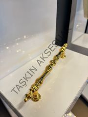 Ada Metal Kulp 128-160mm Altın Dolap Kapak Çekmece Komidin Tv Ünite Modern Mobilya Kulbu Gold