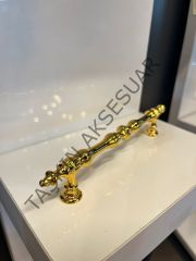 Ada Metal Kulp 128-160mm Altın Dolap Kapak Çekmece Komidin Tv Ünite Modern Mobilya Kulbu Gold