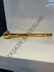 Floransa Düğme Metal Kulp 96mm Gold Modern Altın Mobilya Kulbu Dolap Çekmece Kapak Tv Ünite Komidin Şifonyer