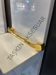 Emaks Lorenzo Metal Kulp Gold 96-128-192mm Modern Altın Mobilya Kulbu Dolap Çekmece Kapak Tv Ünite Komidin Şifonyer