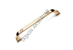Gizem Metal Kulp 128-160-224mm Altın Dolap Kapak Çekmece Komidin Tv Ünite Modern Mobilya Kulbu