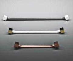 Emaks ﻿Lorenzo Metal Kulp Krom 96-128-192mm Modern Gümüş Mobilya Kulbu Dolap Çekmece Kapak Tv Ünite Komidin Şifonyer