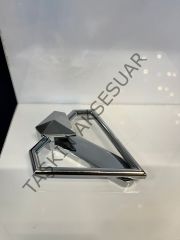 Emaks ﻿﻿Diamond Metal Kulp Krom 64mm Modern Gümüş Mobilya Kulbu