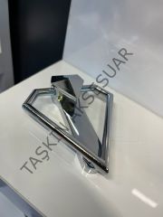 Emaks ﻿﻿Diamond Metal Kulp Krom 64mm Modern Gümüş Mobilya Kulbu