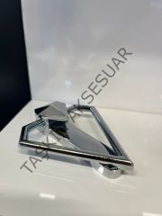 Emaks ﻿﻿Diamond Metal Kulp Krom 64mm Modern Gümüş Mobilya Kulbu