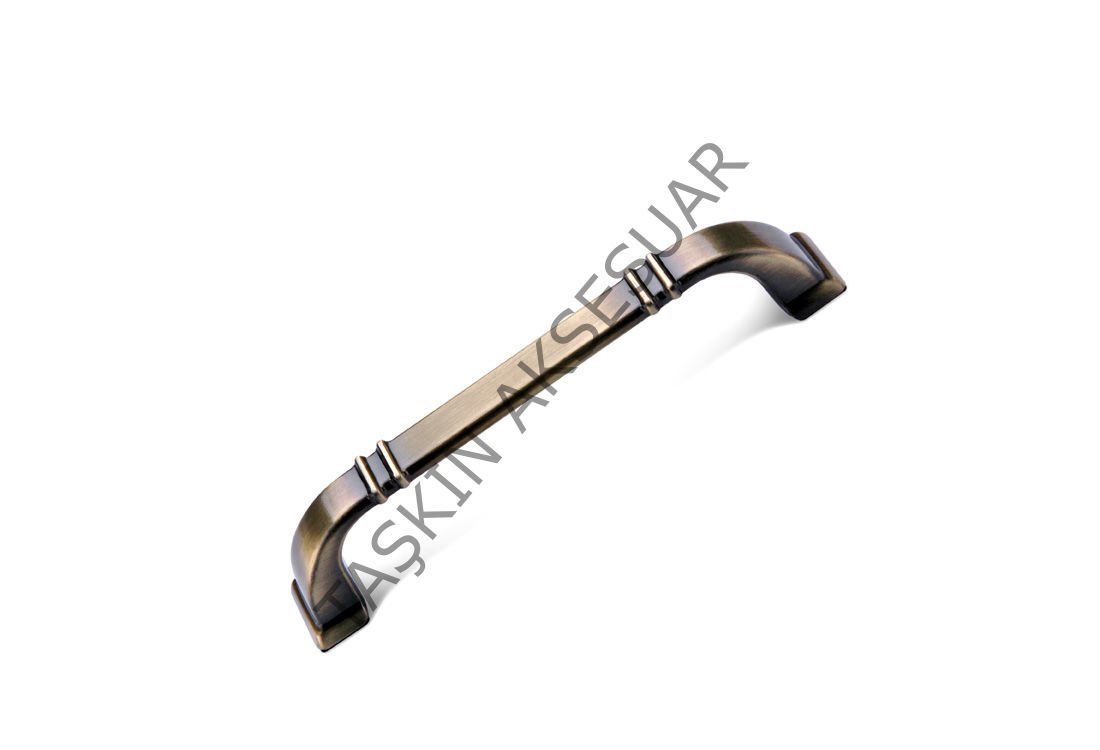 Gizem Metal Kulp 128-160-224mm Antik Sarı Dolap Kapak Çekmece Komidin Tv Ünite Modern Mobilya Kulbu