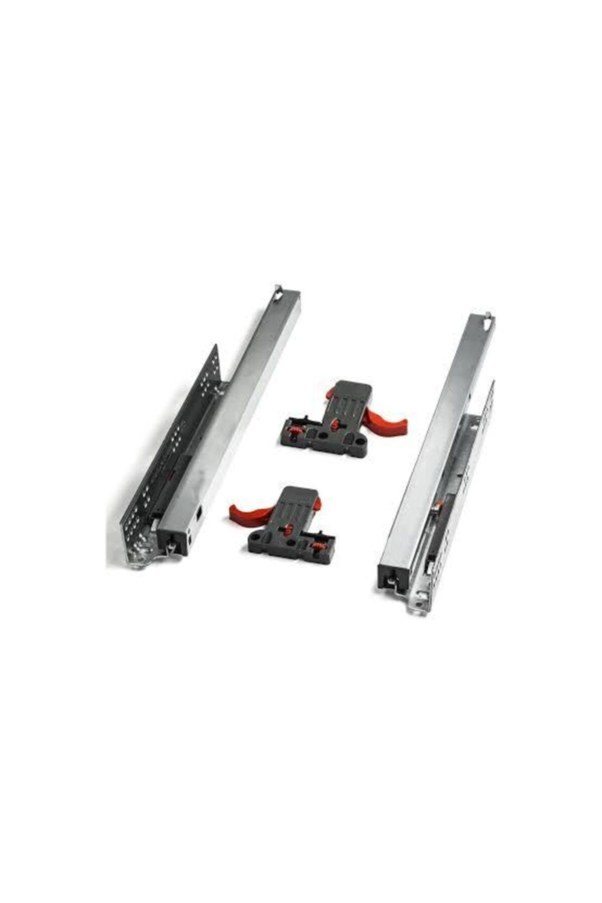 Tandem Slide Ray 30-35-40-45-50cm Kısa Açılım Çekmece Rayı 18mm