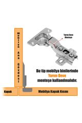 Star Menteşe Düz Yarım Deve Tam Deve Boynu Mobilya Menteşesi