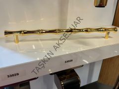 Lüx Bambu Metal Kulp 96-128-160-224mm Altın Dolap Kapak Çekmece Komidin Tv Ünite Modern Mobilya Kulbu Gold