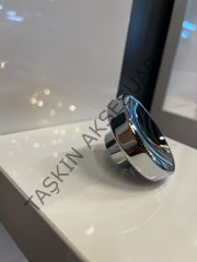 Kms ﻿﻿Hiro Metal Düğme Kulp Krom Modern Gümüş Mobilya Kulbu