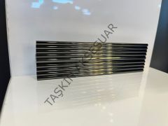 Varna Metal Kulp 32-128mm Füme Dolap Kapak Çekmece Komidin Tv Ünite Modern Mobilya Kulbu Çizgili