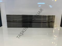 Varna Metal Kulp 32-128mm Füme Dolap Kapak Çekmece Komidin Tv Ünite Modern Mobilya Kulbu Çizgili