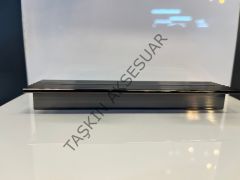 Varna Metal Kulp 32-128mm Füme Dolap Kapak Çekmece Komidin Tv Ünite Modern Mobilya Kulbu Çizgili