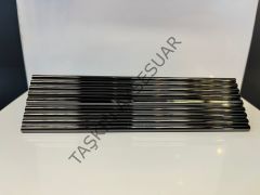Varna Metal Kulp 32-128mm Füme Dolap Kapak Çekmece Komidin Tv Ünite Modern Mobilya Kulbu Çizgili
