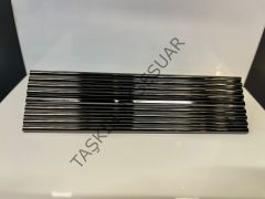 Varna Metal Kulp 32-128mm Füme Dolap Kapak Çekmece Komidin Tv Ünite Modern Mobilya Kulbu Çizgili