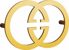 Emaks Otto Metal Kulp Gold 128mm Modern Altın Mobilya Kulbu
