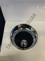 Kms Istiridye Metal Kulp 32mm Krom Mat Siyah Dolap Kapak Modern Çekmece Mobilya Kulbu Gümüş Tv Ünite