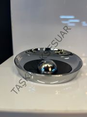 Kms Istiridye Metal Kulp 32mm Krom Mat Siyah Dolap Kapak Modern Çekmece Mobilya Kulbu Gümüş Tv Ünite