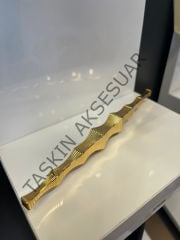 Deniz Kızı Metal Kulp Gold 32mm Modern Altın Mobilya Kulbu