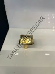 Deniz Kızı Metal Düğme Kulp Gold Modern Altın Mobilya Kulbu
