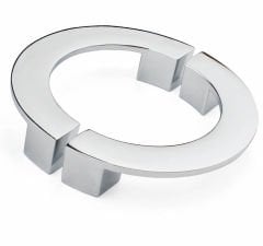 Emaks Yarım Ay Metal Kulp Krom 96mm Modern Gümüş Mobilya Kulbu