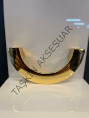 Emaks Yarım Ay Metal Kulp Gold 96mm Modern Altın Mobilya Kulbu