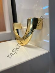 Emaks Yarım Ay Metal Kulp Gold 96mm Modern Altın Mobilya Kulbu