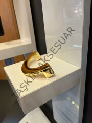 Emaks Yarım Ay Metal Kulp Gold 96mm Modern Altın Mobilya Kulbu