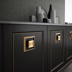 Emaks Vera Metal Kulp Gold 32mm Modern Altın Mobilya Kulbu